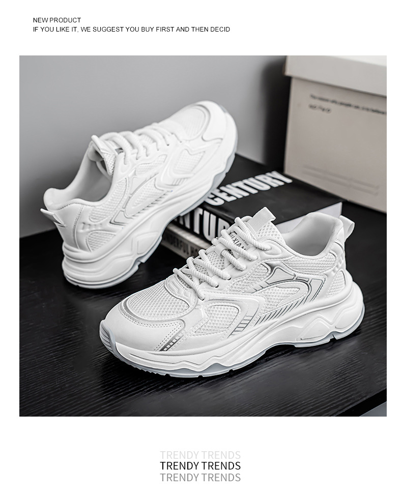 Atmungsaktive Herren-Sneaker mit Mesh & Dämpfung detail 11
