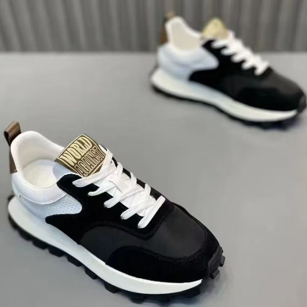 Zapatillas de deporte casuales unisex con plataforma y cordones retro detail 8
