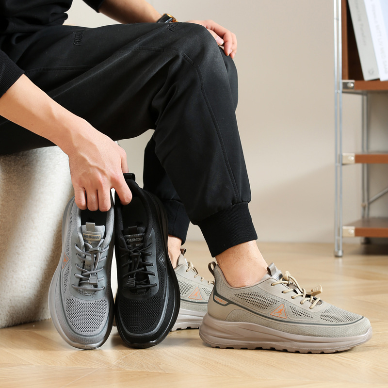 Lichte en ademende mesh hardloopschoenen voor heren 5