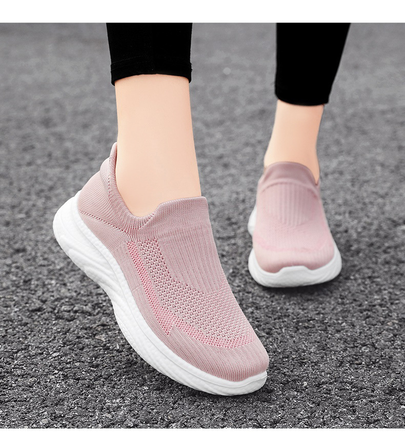 Ademende lichte instap casual schoenen voor dames detail 4
