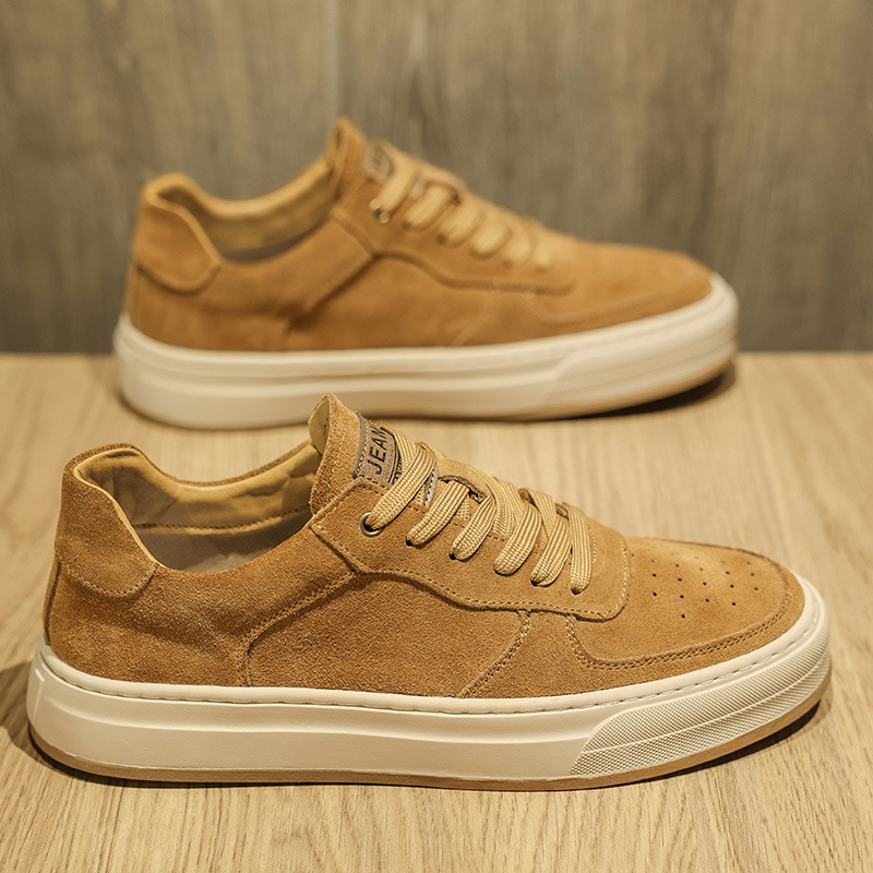 Men's Suede Breathable Lace-Up Casual Shoes 3