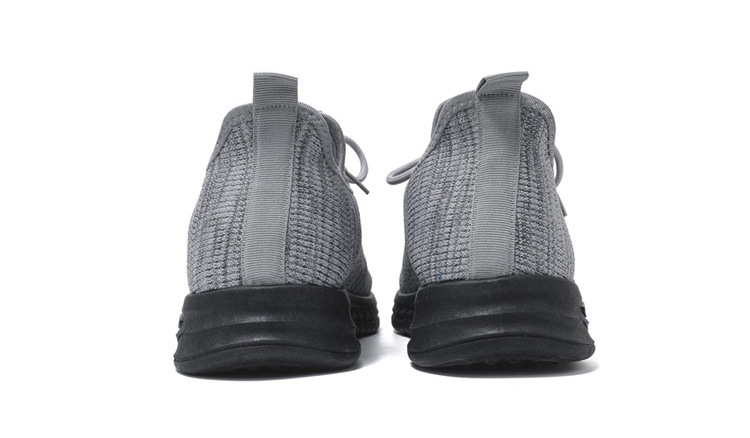 Lichte ademende gebreide hardloopschoenen voor heren detail 15