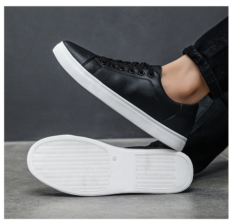 Men's Minimalist Lace-Up Casual Shoes detail 4