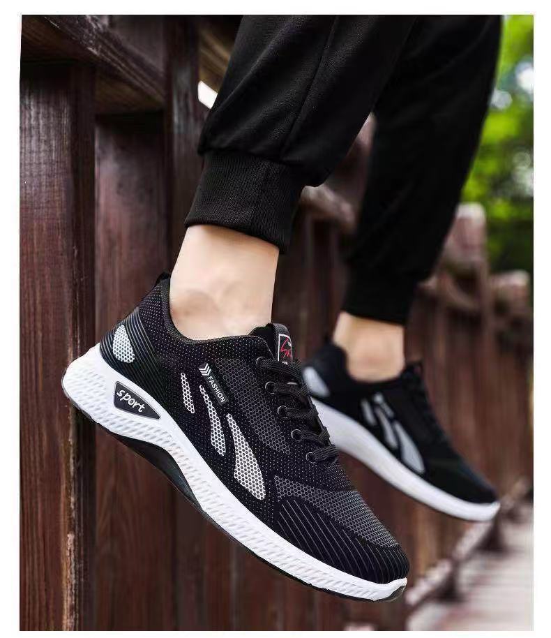 Scarpe da corsa da uomo leggere e traspiranti in mesh detail 3