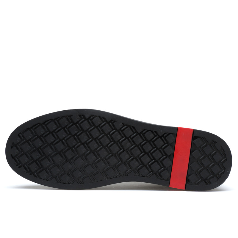 Herren-Freizeitschuhe aus Leder zum Schnüren mit Karomuster 3