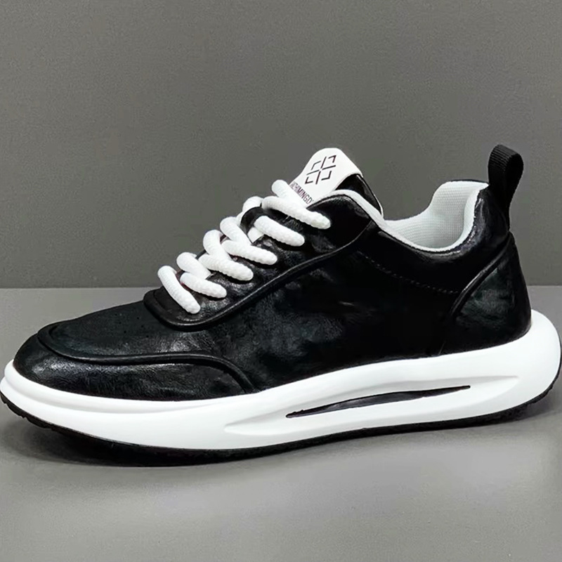 Men's Cushioned Platform Lace-Up Casual Shoes detail 8