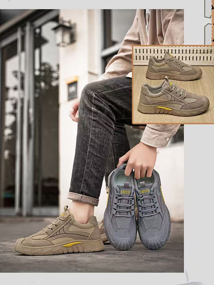Men's Breathable Lace-Up Casual Shoes detail 19