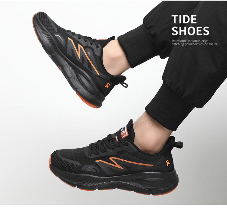 Men's Breathable Lightweight Cushioned Running Shoes detail 6