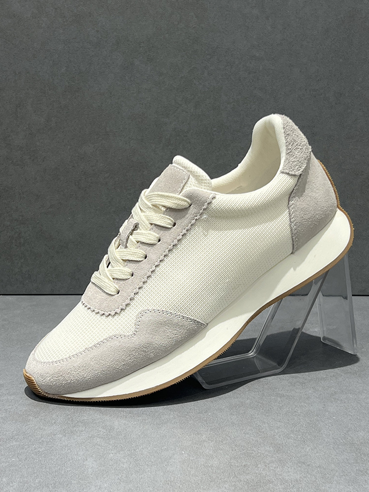 Atmungsaktive Unisex-Sneaker aus Wildleder mit Schnürung detail 1
