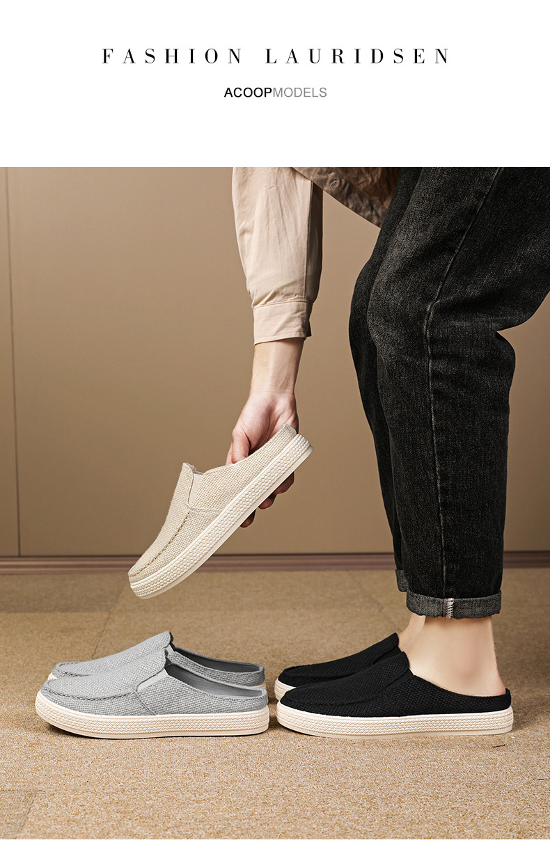 Chaussons sans gêne en mesh respirant pour homme detail 1