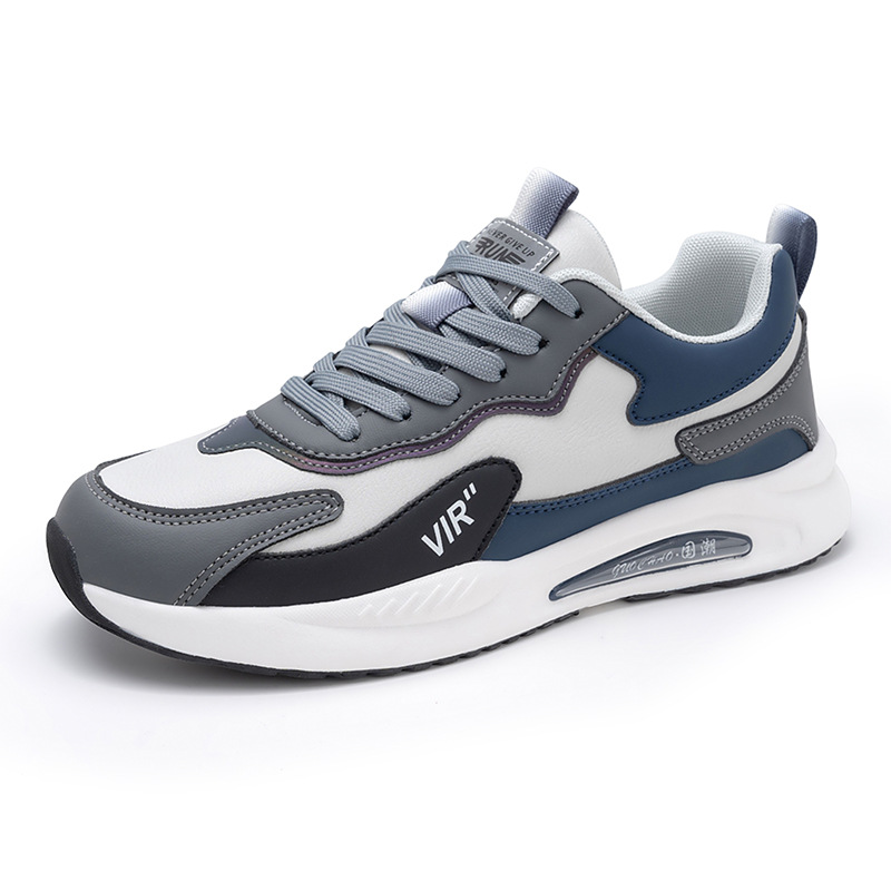 Men's Colorblock Cushioned Lace-Up Sneakers 6