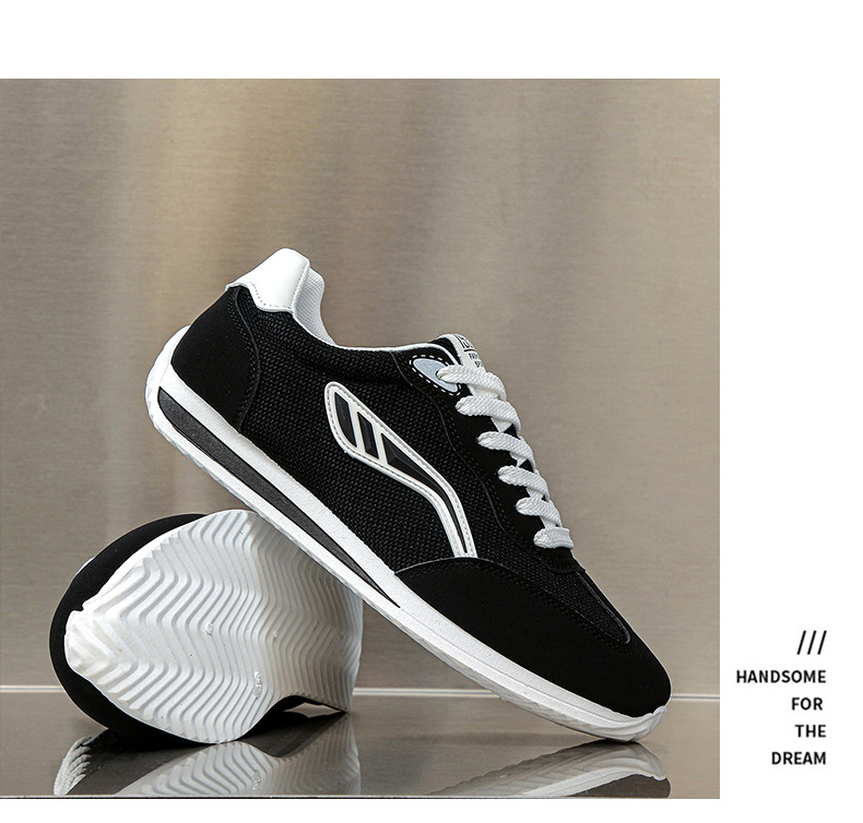 Baskets casual respirantes en mesh à blocs de couleurs pour homme detail 5
