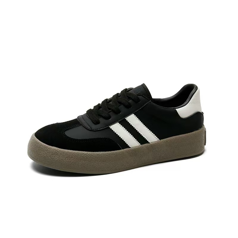 Chaussures casual unisexes à lacets et plateforme style colorblock detail 3