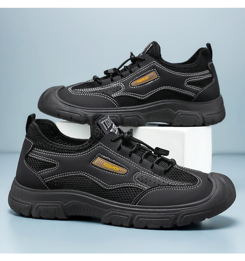 Atmungsaktive, leichte Outdoor-Freizeitschuhe für Herren aus Mesh detail 8