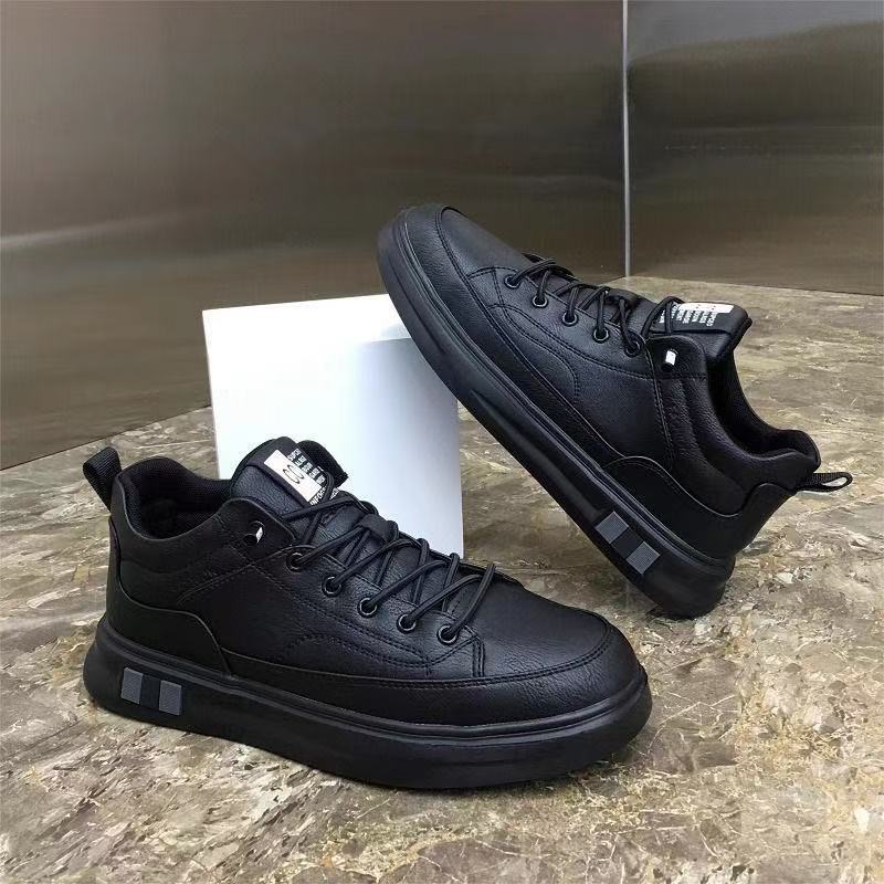Scarpe casual da uomo in pelle PU stringate con suola ammortizzata detail 6
