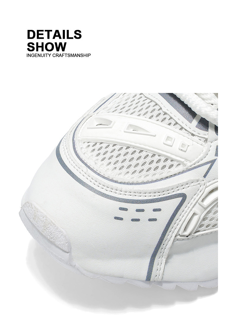 Baskets casual respirantes en mesh à blocs de couleurs pour homme detail 2
