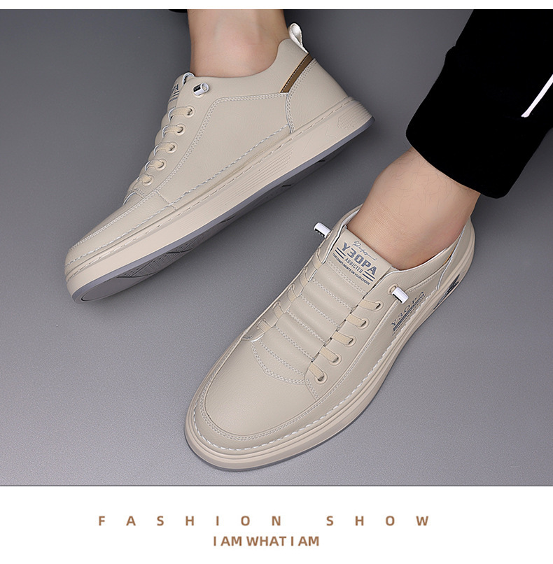 Rutschfeste Low-Top Freizeitschuhe für Herren mit Schnürung detail 4
