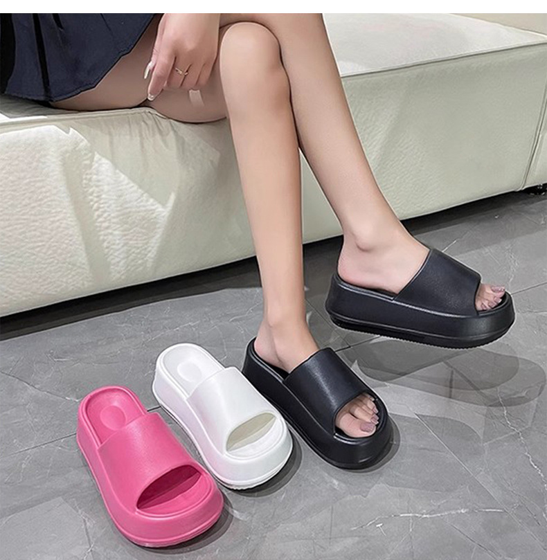 Women's Lightweight Cushioned Platform Slippers detail 7
