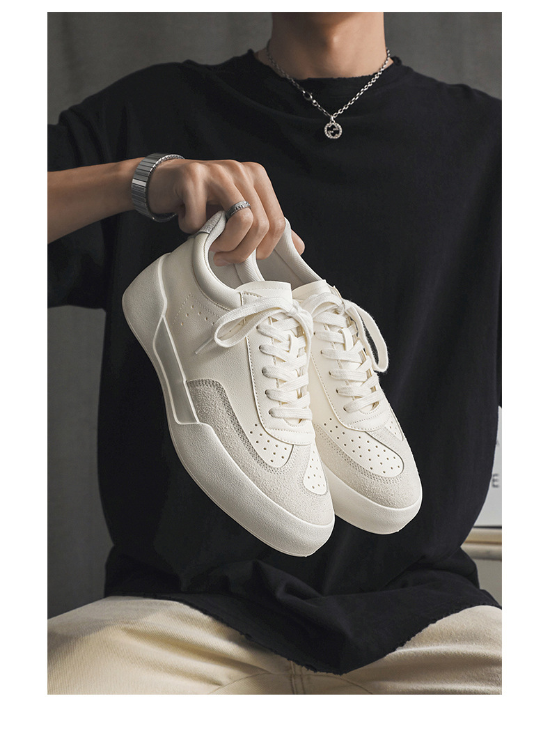 Chaussures casual à lacets respirantes pour homme au design colorblock detail 20