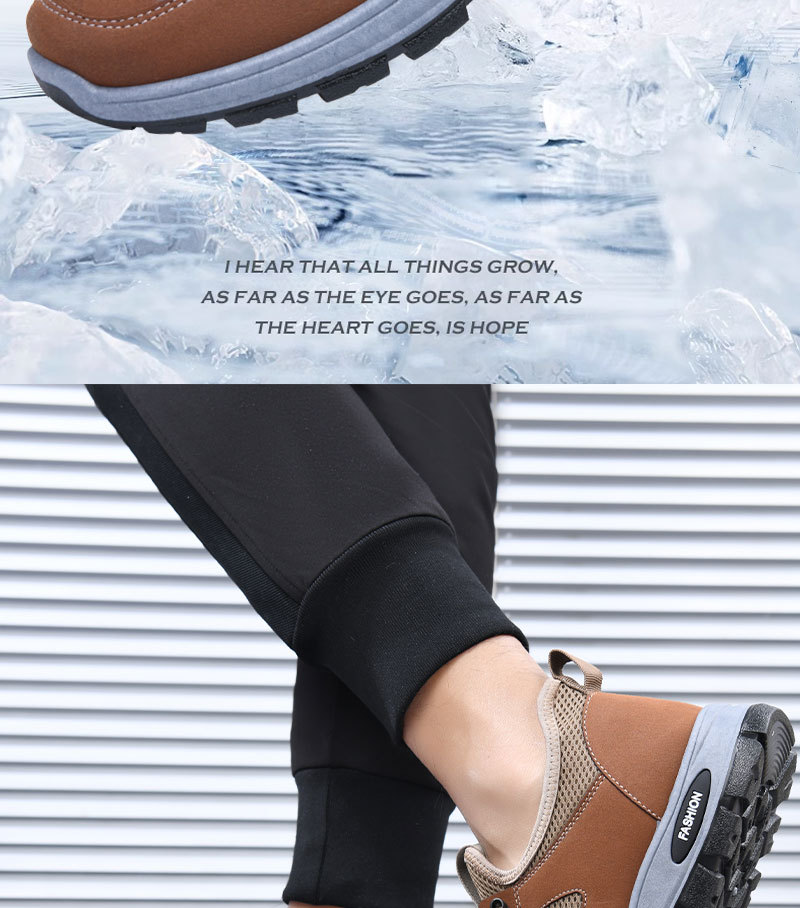 Atmungsaktive, leichte Herren-Freizeitschuhe für draußen detail 1
