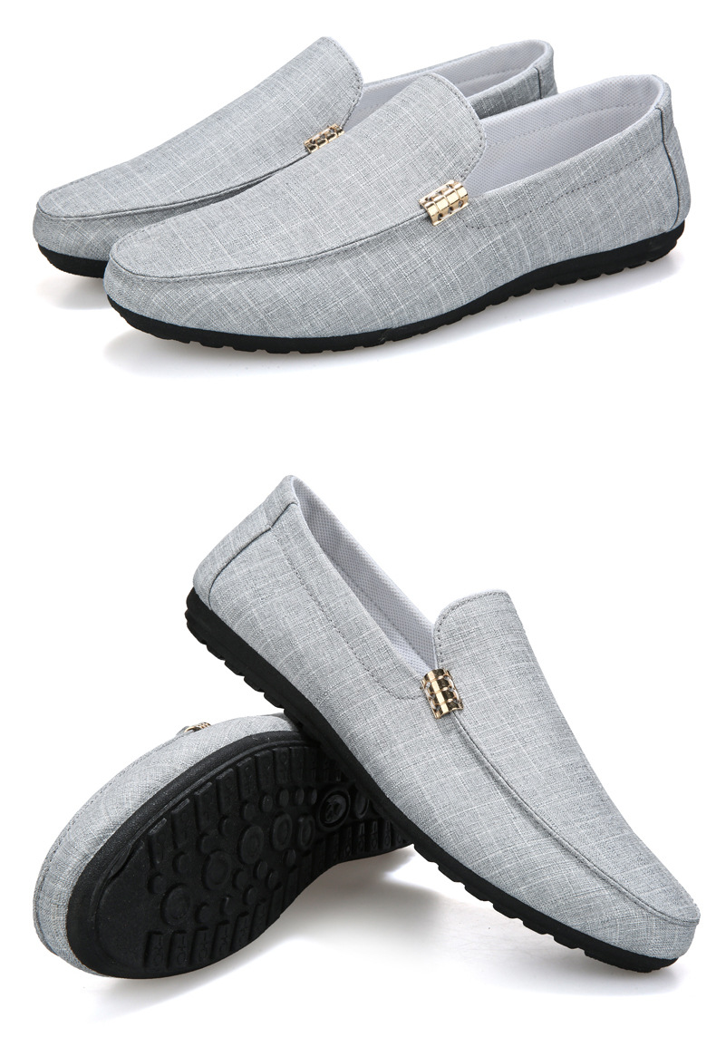 Men's Lightweight Canvas Slip-On Casual Shoes detail 14