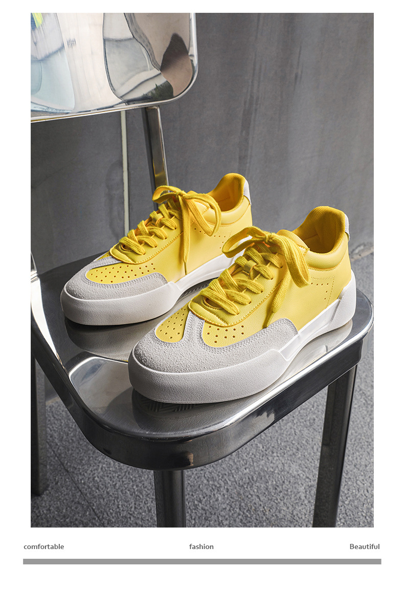 Chaussures casual à lacets respirantes pour homme au design colorblock detail 13