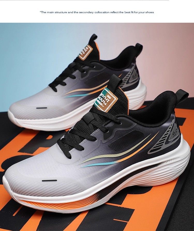 Atmungsaktive gedämpfte Laufschuhe für Herren detail 9