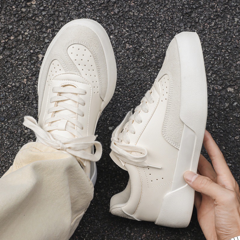 Chaussures casual à lacets respirantes pour homme au design colorblock 4