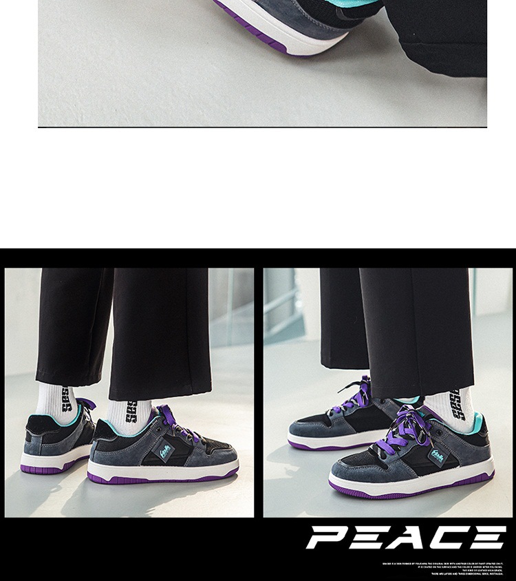 Chaussures de skate à lacets respirantes en mesh pour homme detail 20