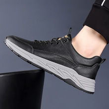 Scarpe casual da uomo in pelle stringate e antiscivolo detail 7