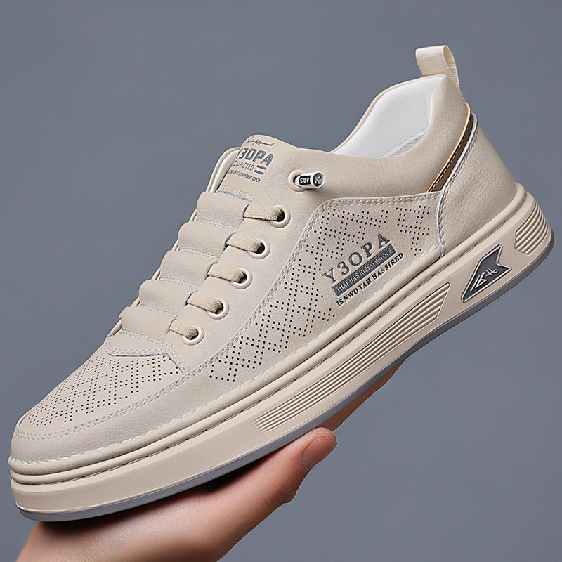 Atmungsaktive Herren-Freizeitschuhe mit Perforation & Schnürung 5