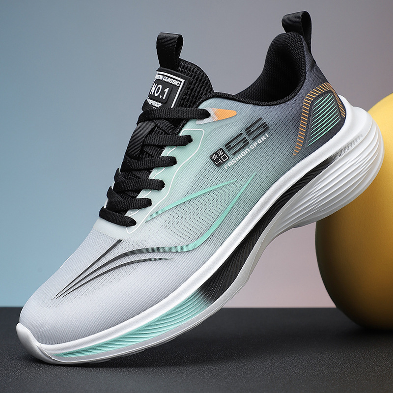 White Green (YL2305-1) Light and Soft Sports Shoes