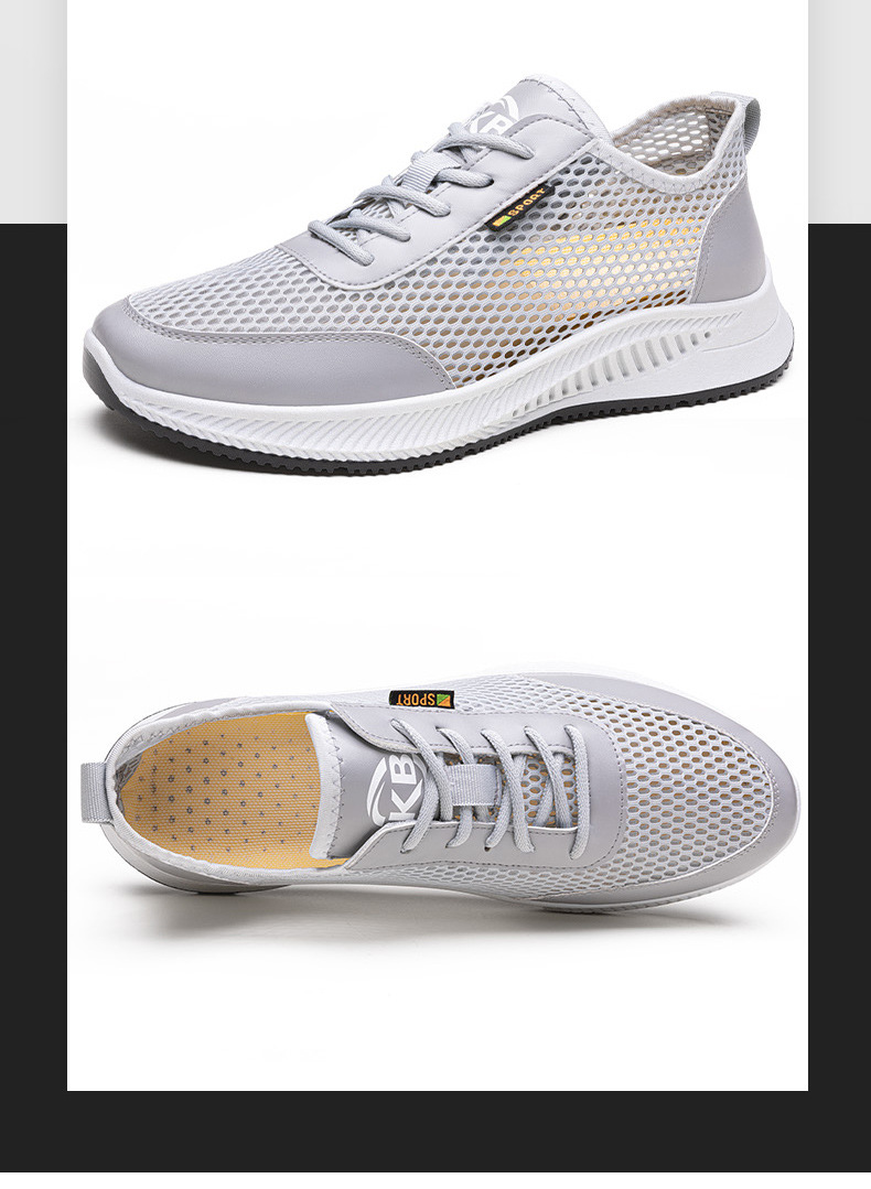 Atmungsaktive & leichte Freizeitschuhe für Herren aus Mesh detail 13