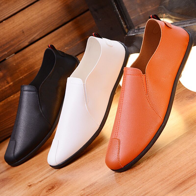 Men's Lightweight Slip-On PU Leather Casual Shoes 2