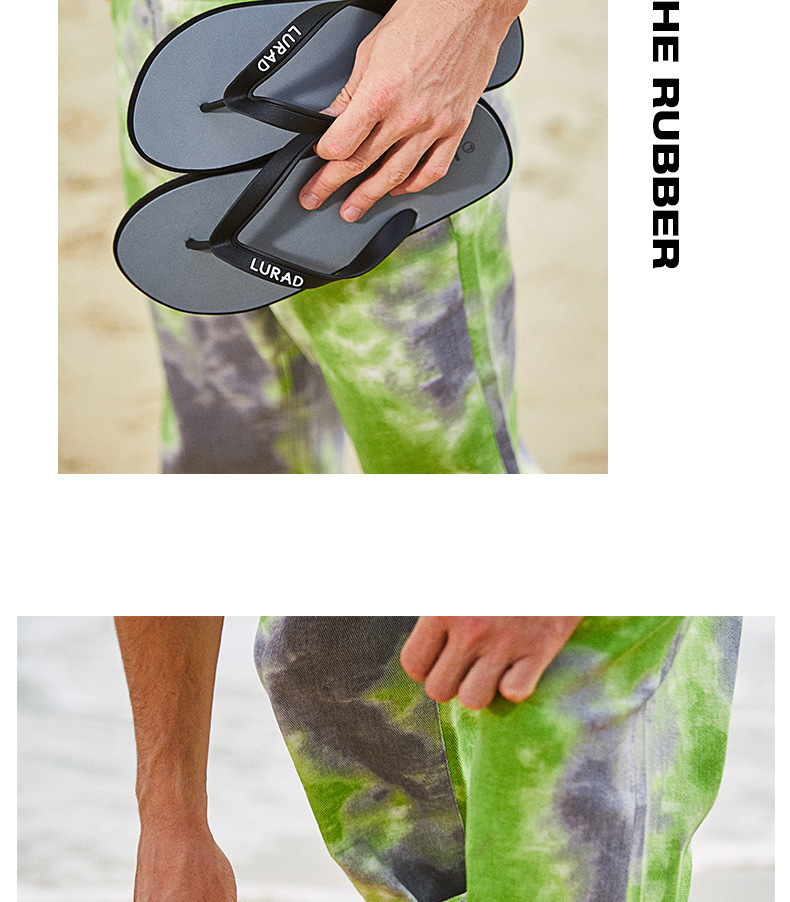 Men's Lightweight Waterproof Beach Flip-Flops detail 8