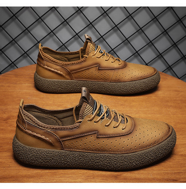 Atmungsaktive Freizeitschuhe für Herren mit Schnürung detail 11