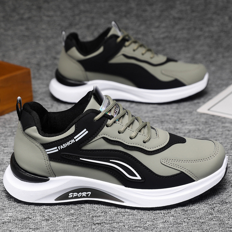 Atmungsaktive Herren Sneaker mit Dämpfung und Schnürung 3