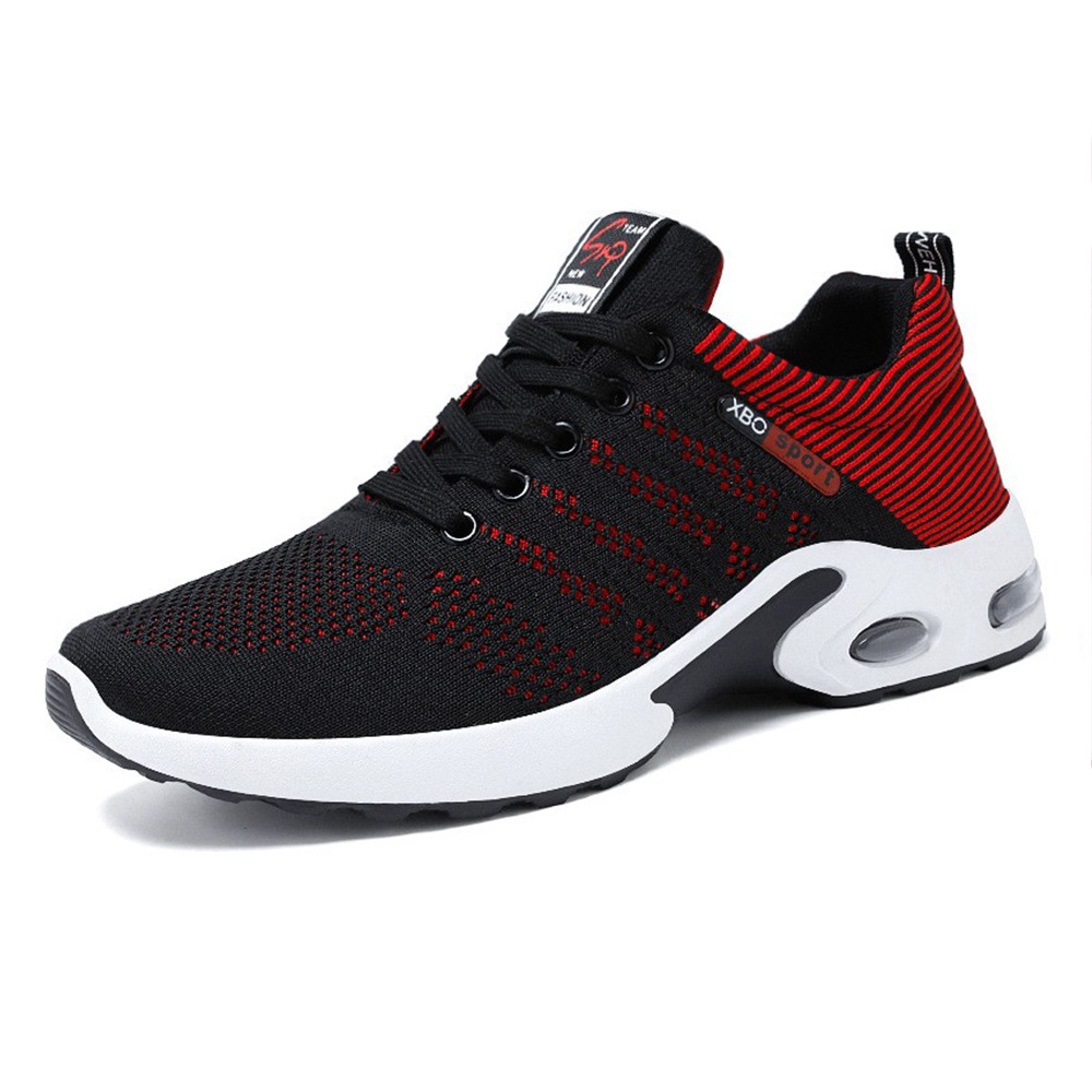 Atmungsaktive gedämpfte Unisex-Laufschuhe mit Schnürung 4