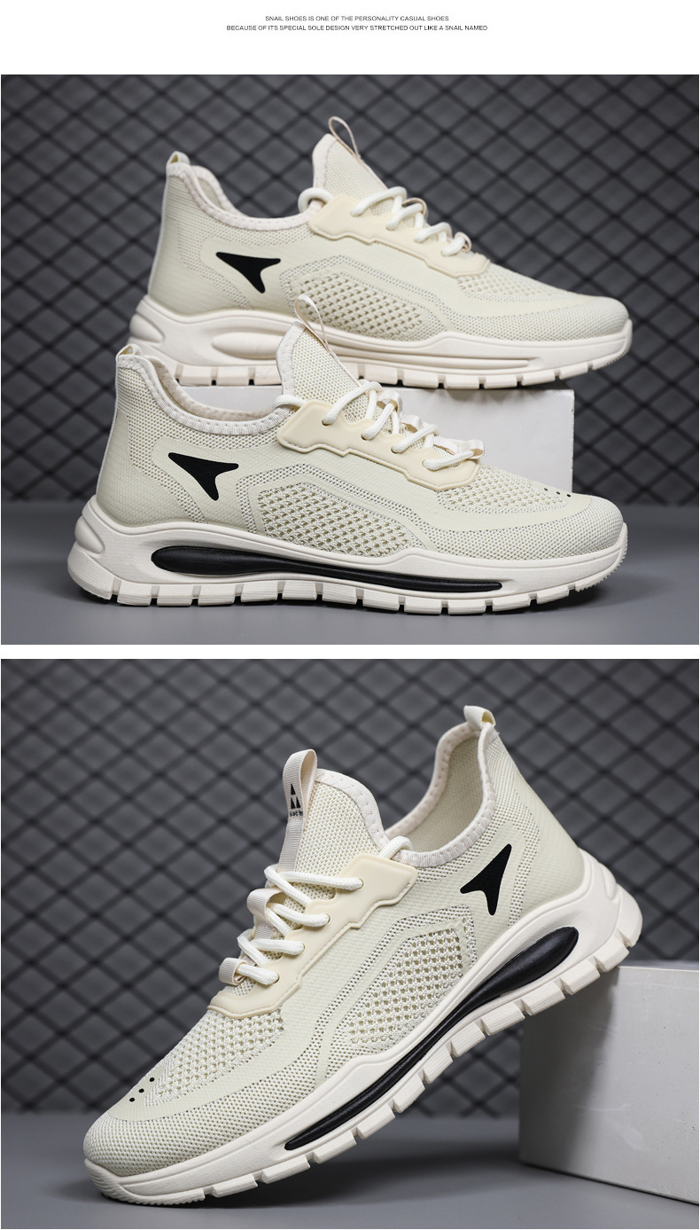Ademende lichte hardloopschoenen van mesh voor heren detail 4