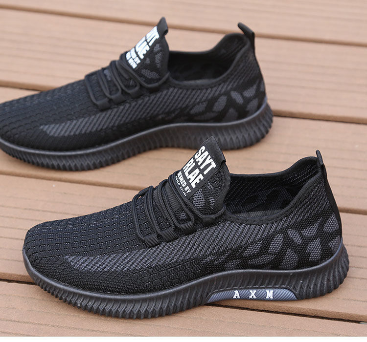 Zapatillas de running para hombre ligeras y transpirables de punto detail 5