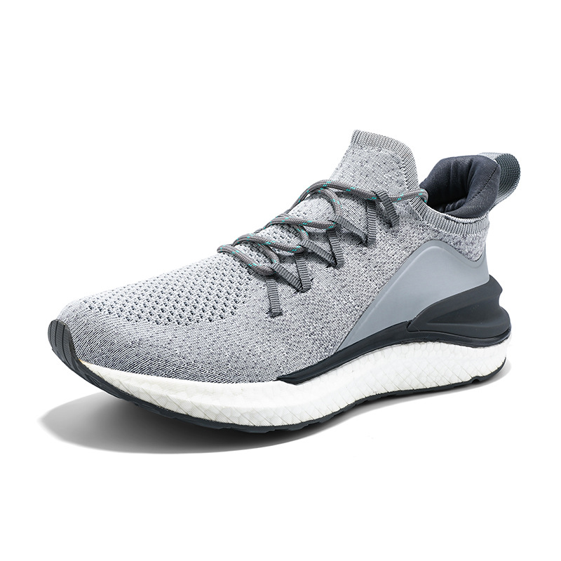 Heren hardloopschoenen van ademend knit-materiaal met demping 4