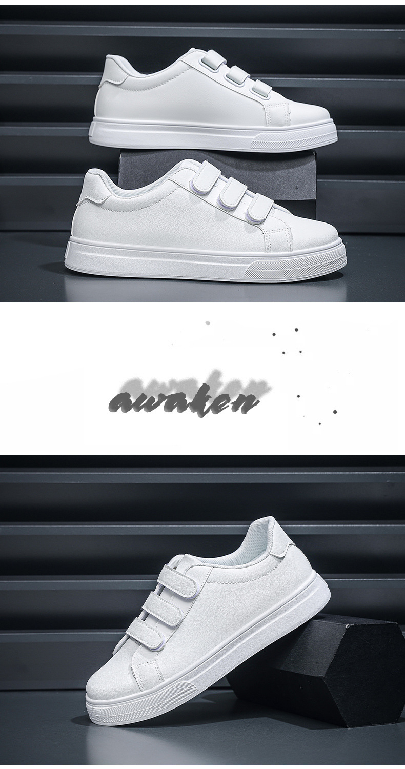 Herren Sneaker aus PU-Leder mit 3 Klettverschlüssen detail 16