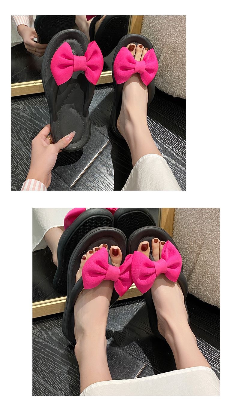 Women's Lightweight Soft-Sole EVA Bow Flip-Flops detail 3