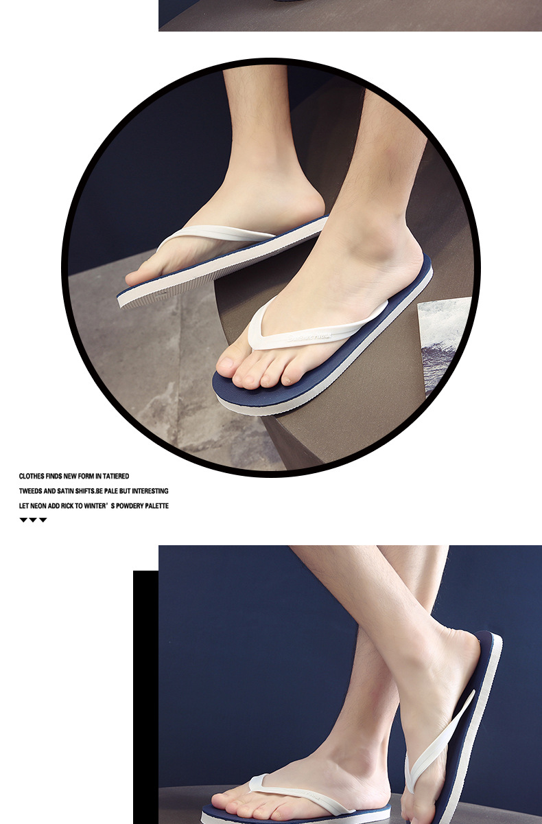 Unisex Lightweight Quick-Dry Casual Flip-Flops detail 7