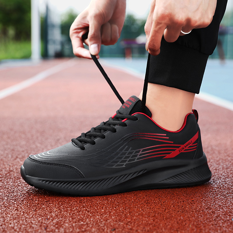Lichte hardloopschoenen voor heren met veters en demping detail 2