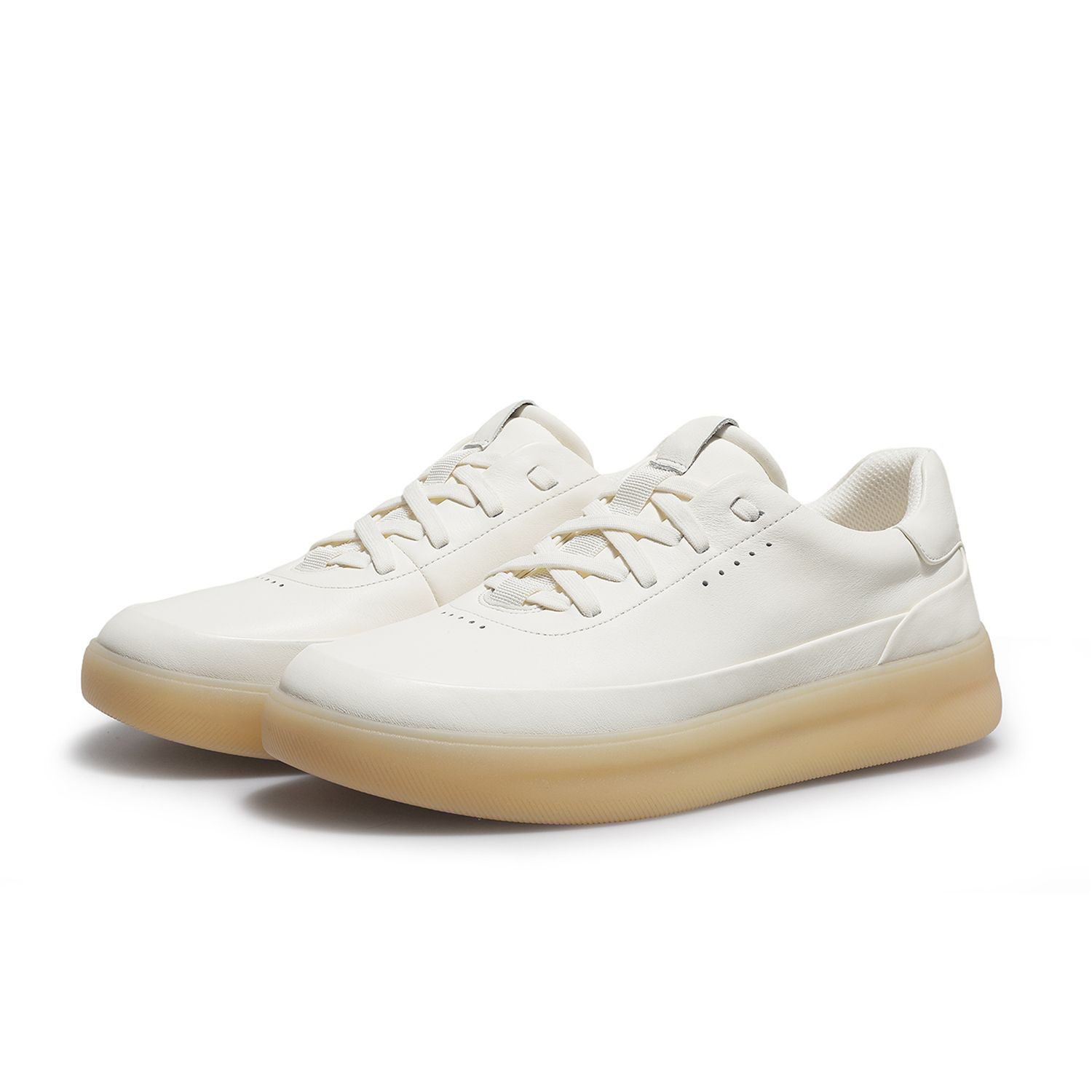 Unisex Minimalistische Freizeitschuhe aus PU-Leder mit Schnürung 5