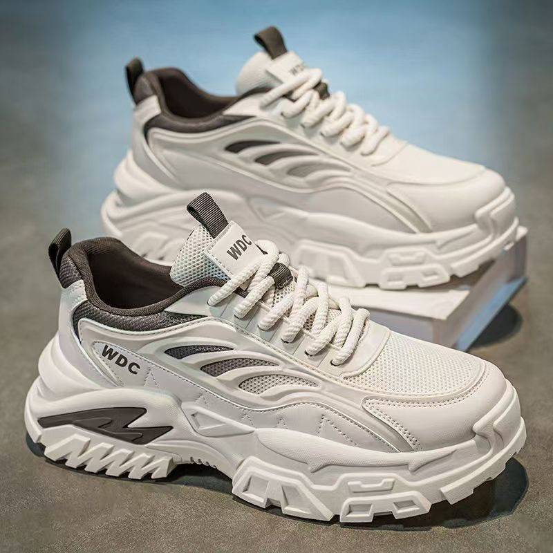 Atmungsaktive Chunky Plateau-Sneaker für Herren