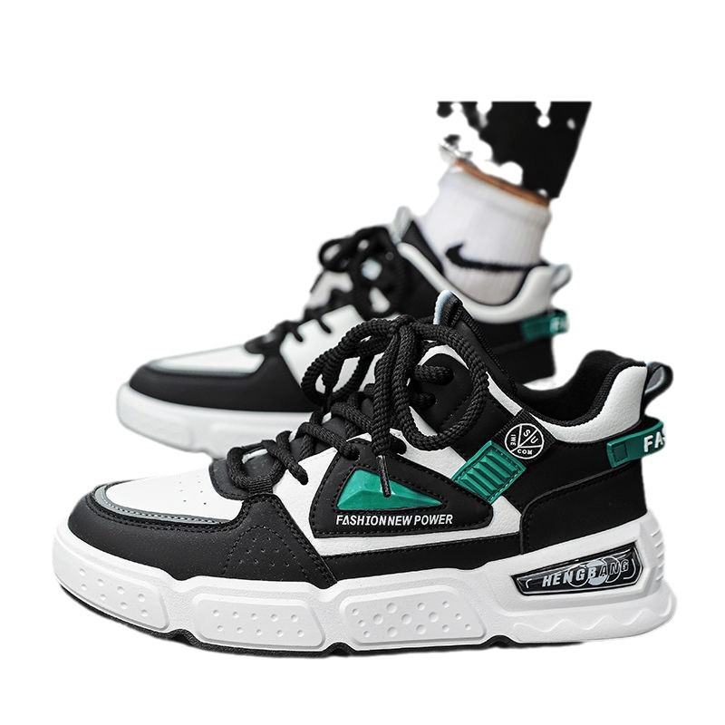 Men's Colorblock Cushioned Lace-Up Casual Shoes 6