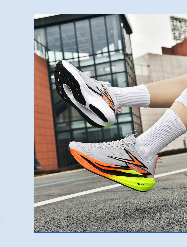Men's Breathable Lightweight Cushioned Running Shoes detail 2