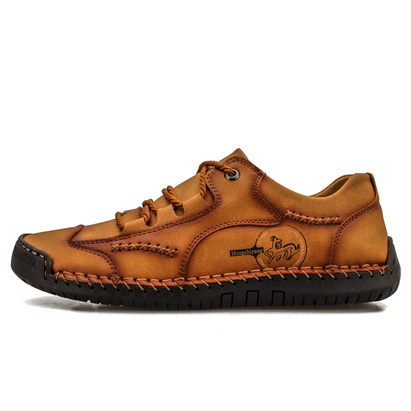 Klassische rutschfeste Herren-Freizeitschuhe mit Schnürung 3